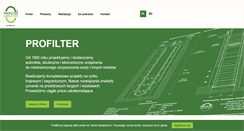 Desktop Screenshot of profilter.pl