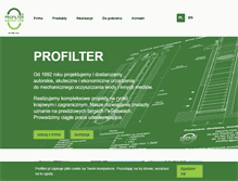Tablet Screenshot of profilter.pl